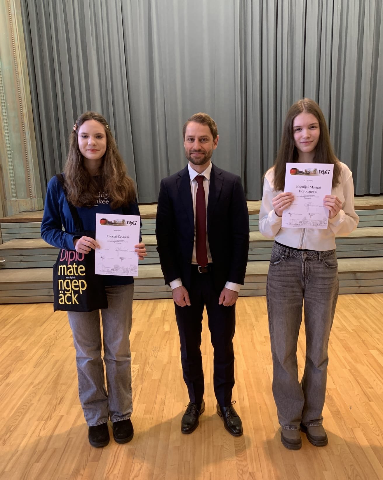 Rīgas Valsts vācu ģimnāzijas atklātās svešvalodas olimpiāde 2025